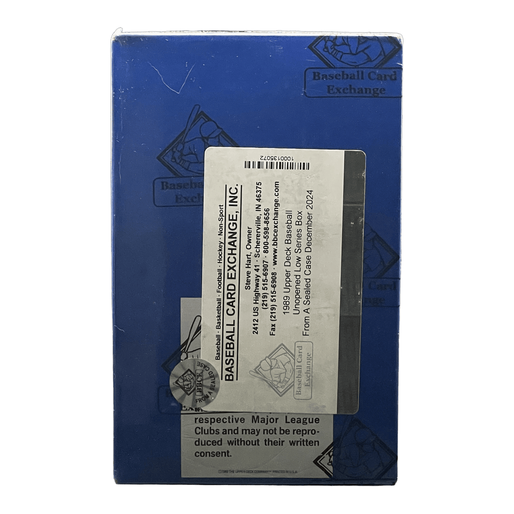 1989 Upper Deck Upper Deck Baseball Hobby Box (BBCE) (FASC) -  - Library of Cards