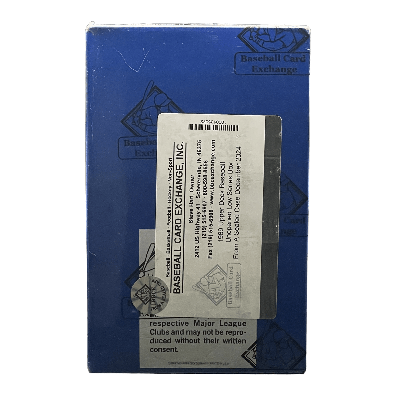 1989 Upper Deck Upper Deck Baseball Hobby Box (BBCE) (FASC) -  - Library of Cards