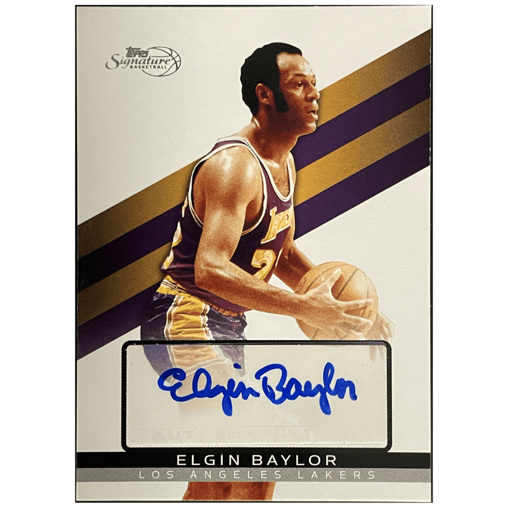2008 - 09 Topps Signature Series Basketball Elgin Baylor Autograph /1299 - FALSE - Library of Cards
