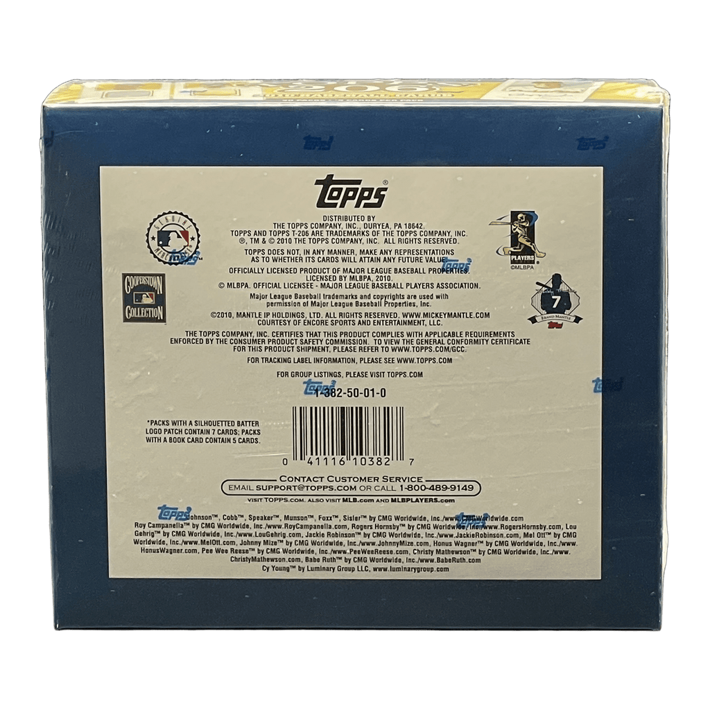 2010 Topps 206 Baseball Hobby Box - 041116103827 - Library of Cards