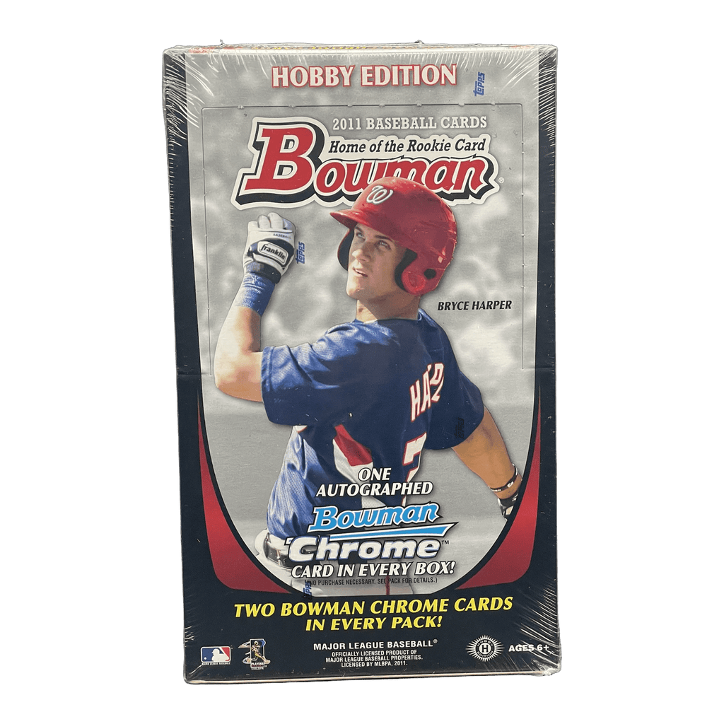 2011 Bowman Baseball Hobby Box - 041116113161 - Library of Cards