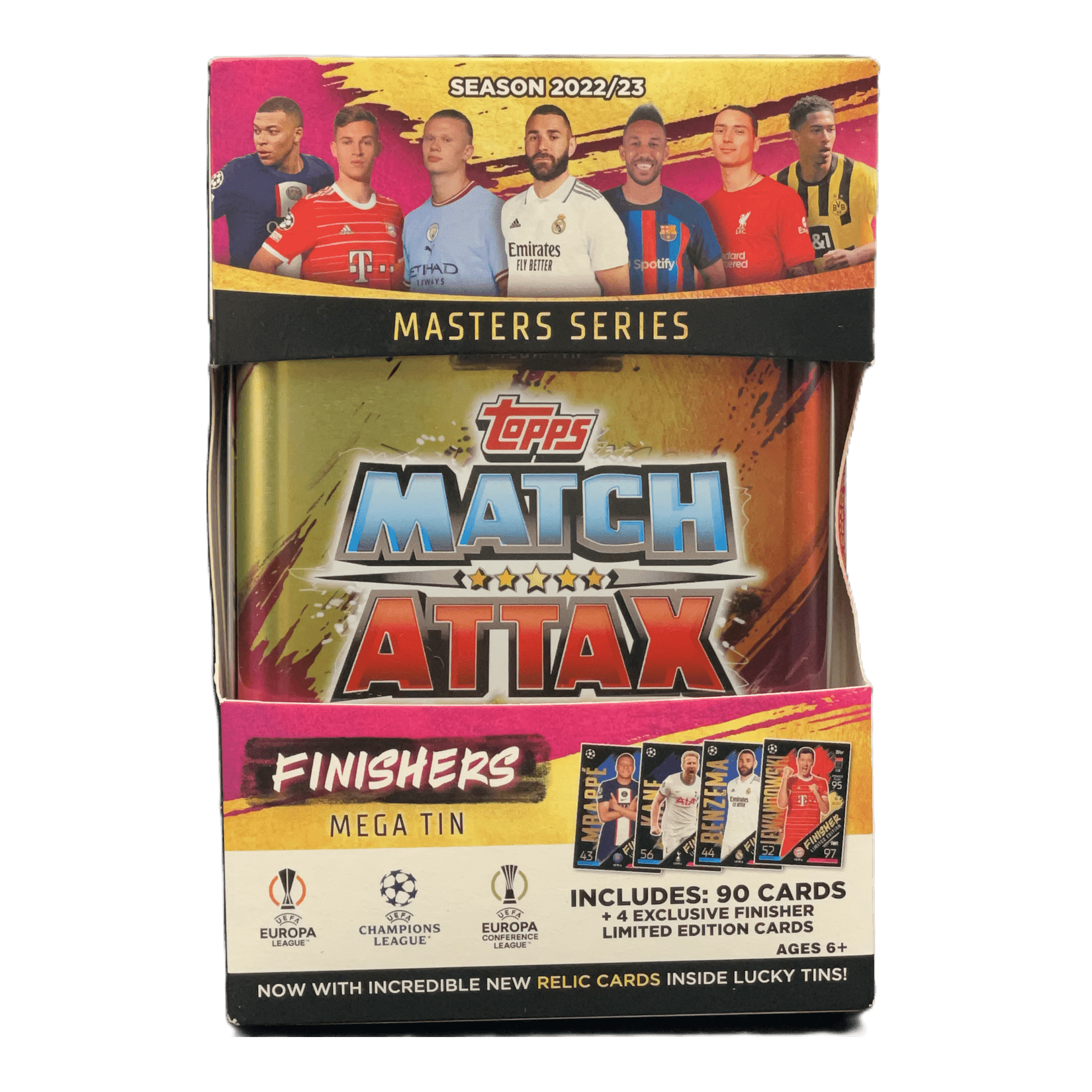 2022 - 23 Topps Match Attax Masters Series Tin -  - Library of Cards