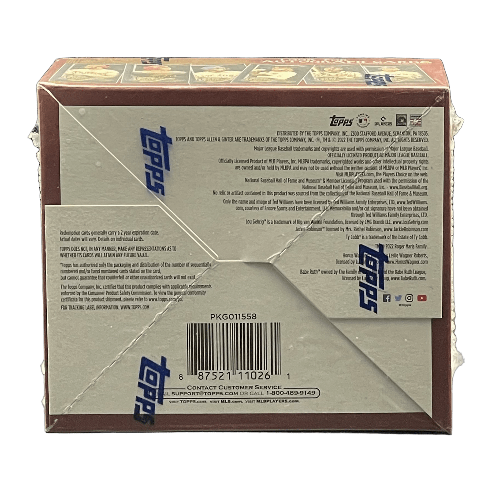 2022 Topps Allen and Ginter X Baseball Hobby Box - 887521110261 - Library of Cards