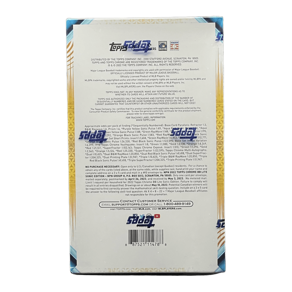 2022 Topps Chrome Lite Baseball Hobby Box -  - Library of Cards
