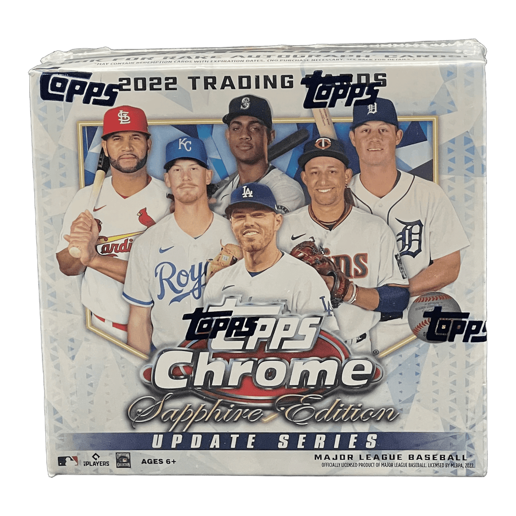 2022 Topps Chrome Update Sapphire Baseball Hobby Box - 887521113378 - Library of Cards