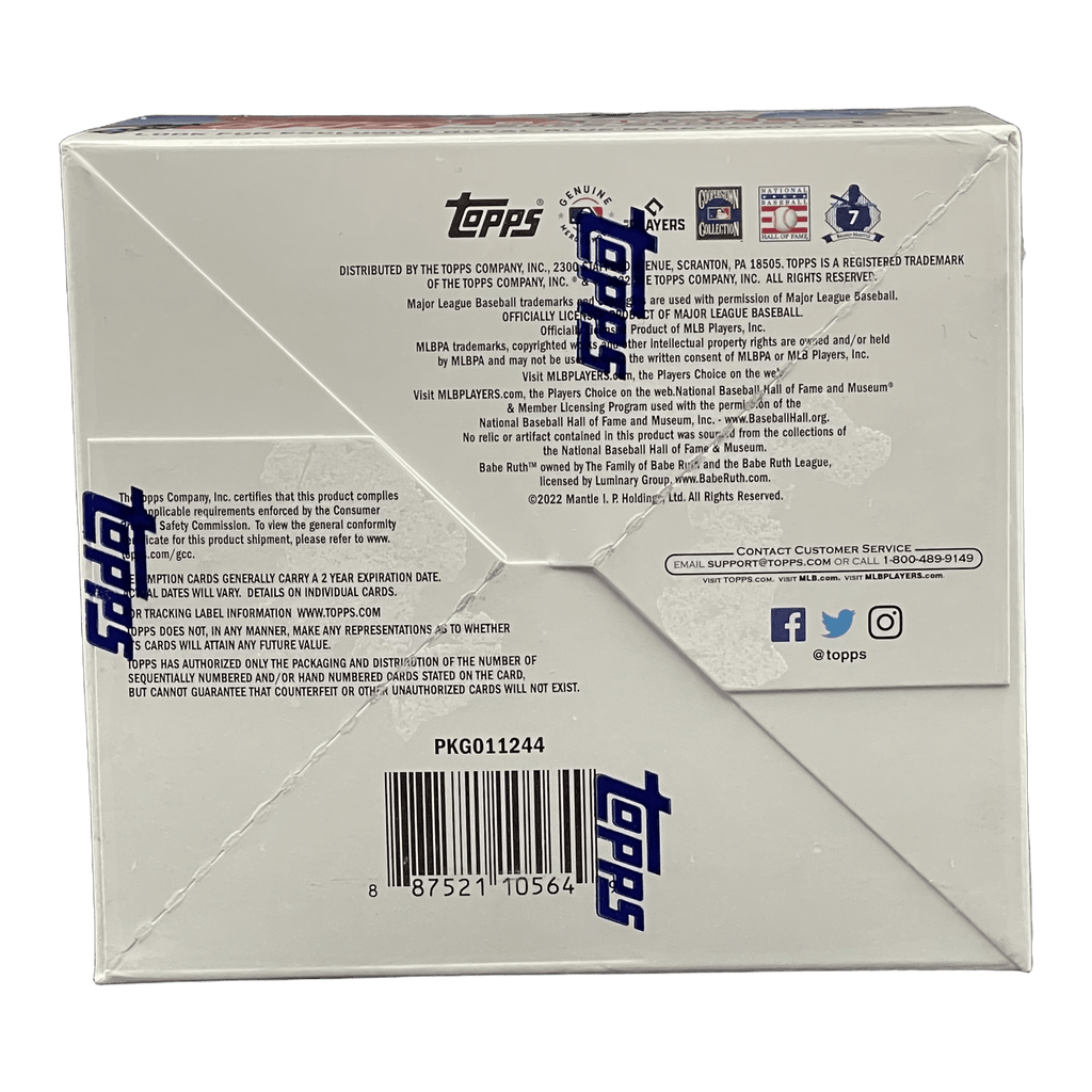 2022 Topps Series 1 Baseball Retail Box - 887521105649 - Library of Cards