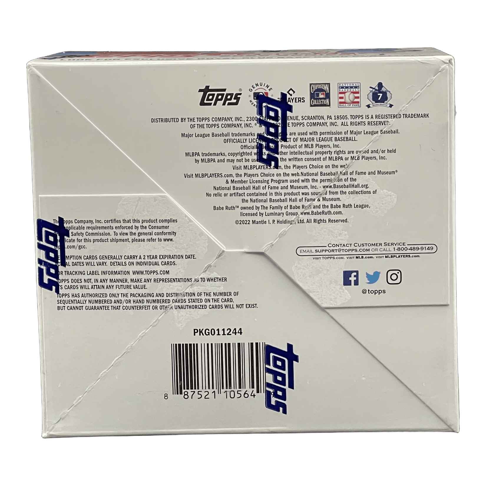2022 Topps Series 1 Baseball Retail Box - 887521105649 - Library of Cards