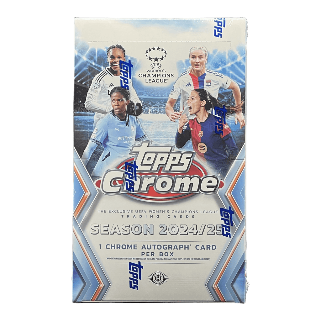 2024 - 25 Topps Chrome UEFA Women's Champions League Hobby Box - 887521141685 - Library of Cards