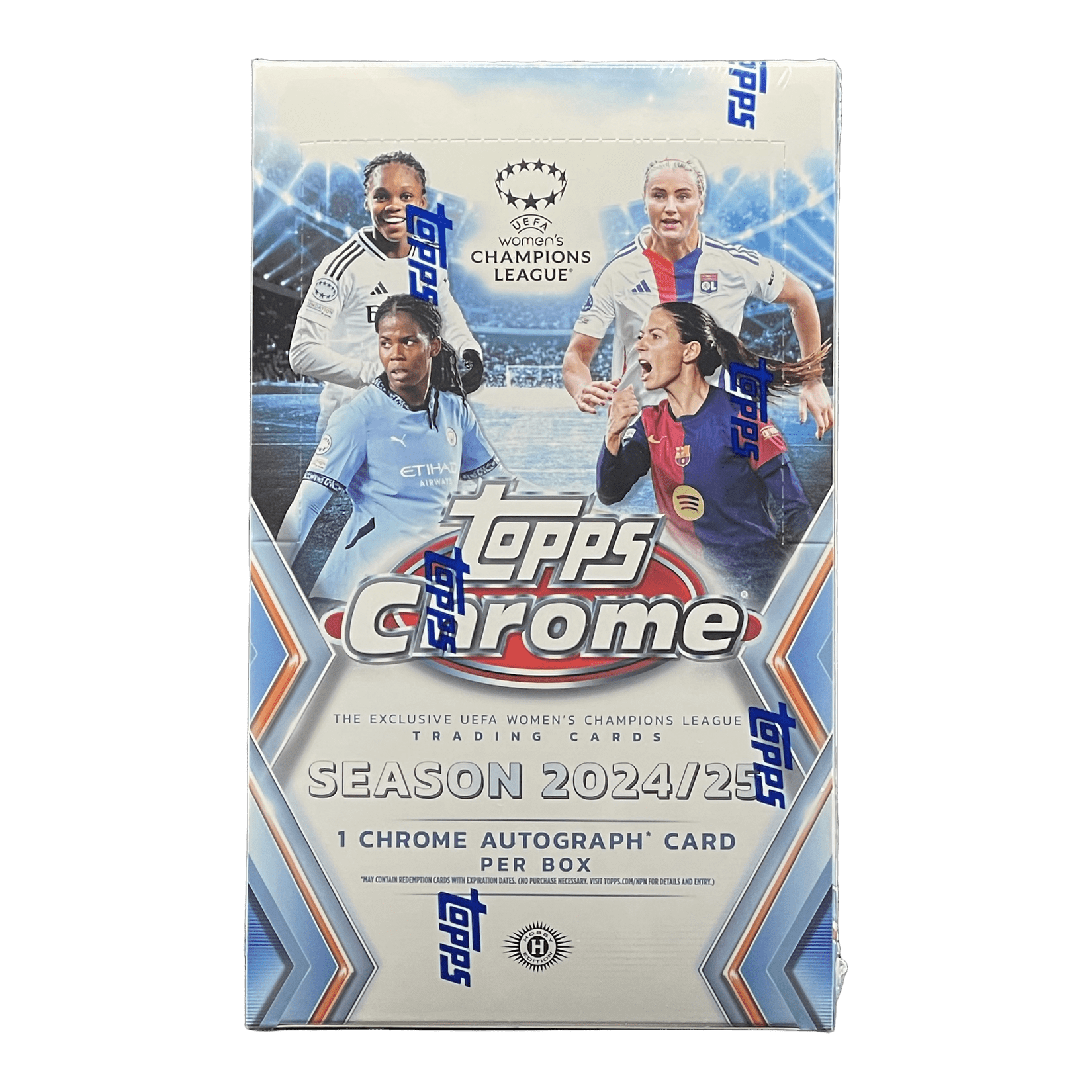 2024 - 25 Topps Chrome UEFA Women's Champions League Hobby Box - 887521141685 - Library of Cards