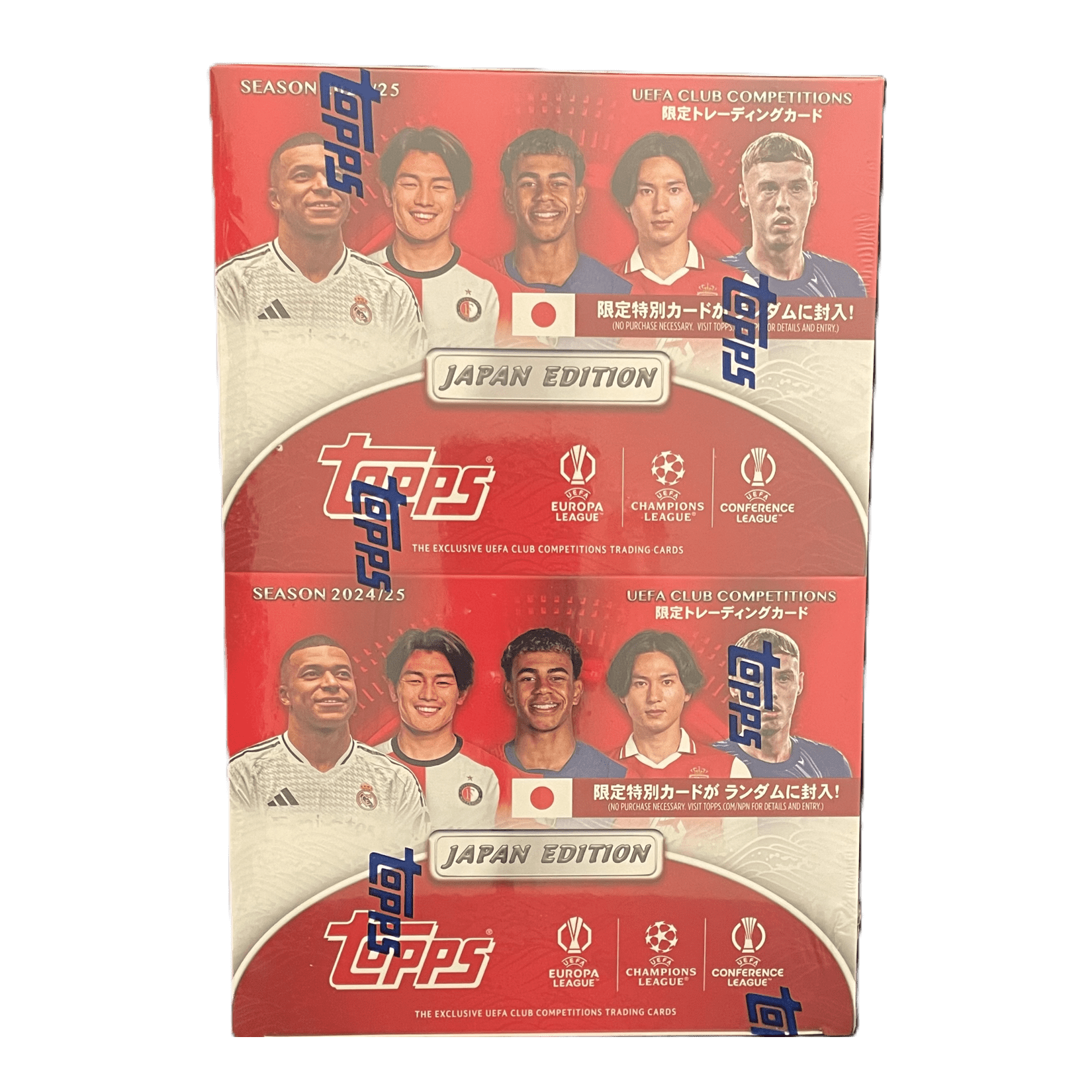 2024 - 25 Topps Japan Edition UEFA Club Competitions Hobby Box - 4580770591145 - Library of Cards