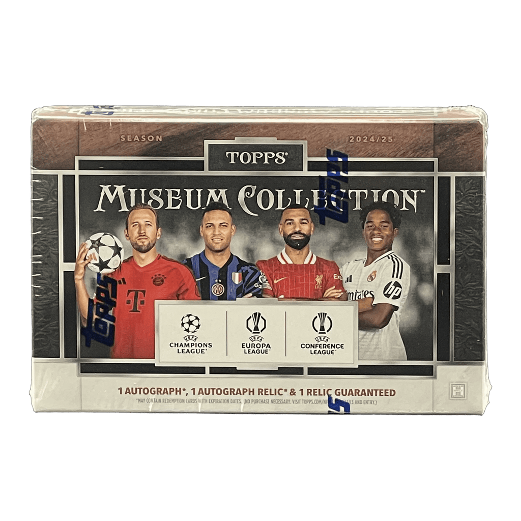 2024 - 25 Topps Museum Collection UEFA Club Competitions Soccer Hobby Box - 887521141838 - Library of Cards