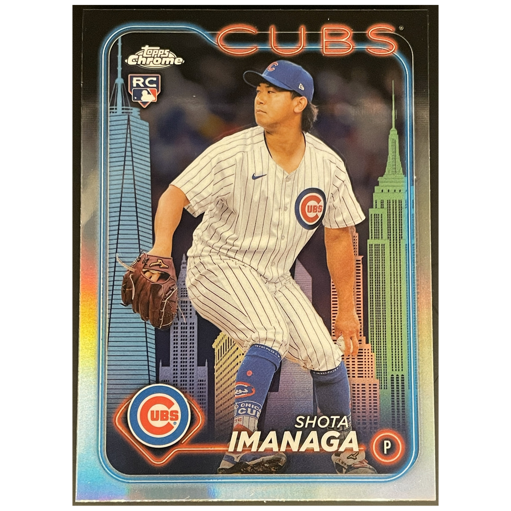 2024 Topps Chrome Fanatics Fest Baseball Shota Imanaga Big Apple Refractor - FALSE - Library of Cards