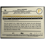 2024 Topps Japan Edition Baseball Paul Skenes RC Purple /50 - FALSE - Library of Cards