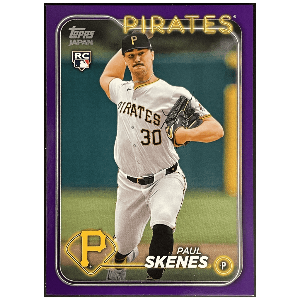 2024 Topps Japan Edition Baseball Paul Skenes RC Purple /50 - FALSE - Library of Cards