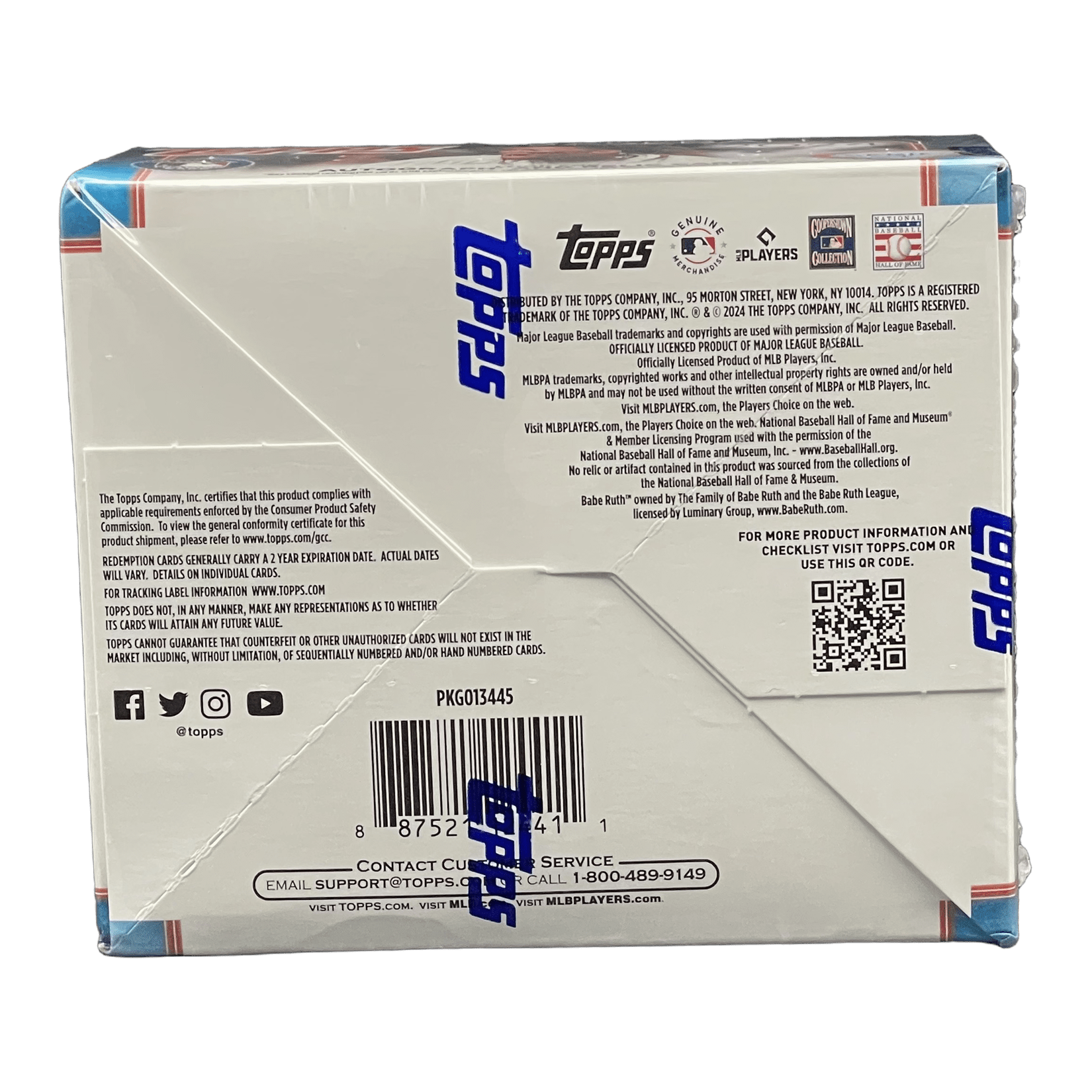 2024 Topps Series 1 Baseball Retail Box - 887521041411 - Library of Cards