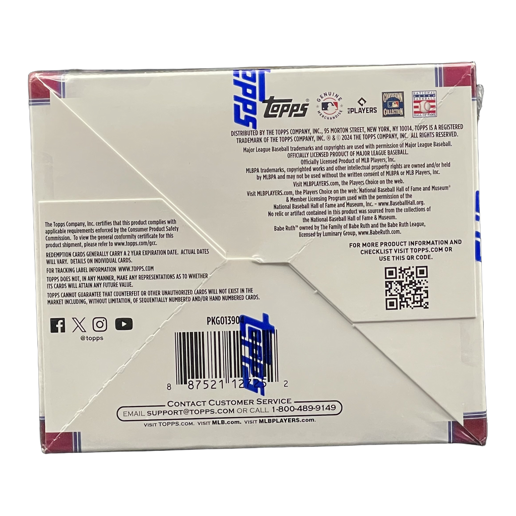 2024 Topps Series 2 Baseball Retail Box - Back