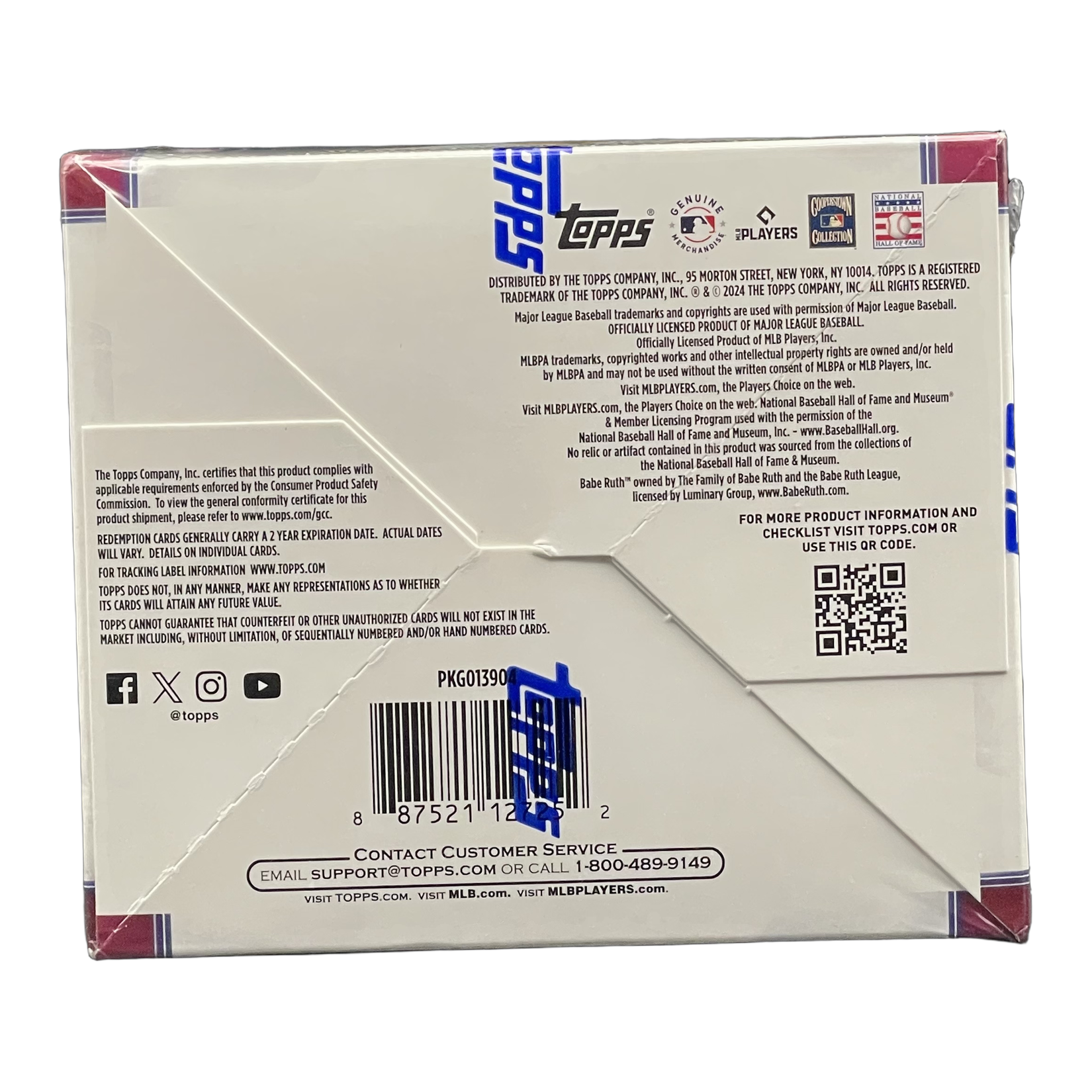 2024 Topps Series 2 Baseball Retail Box - Back