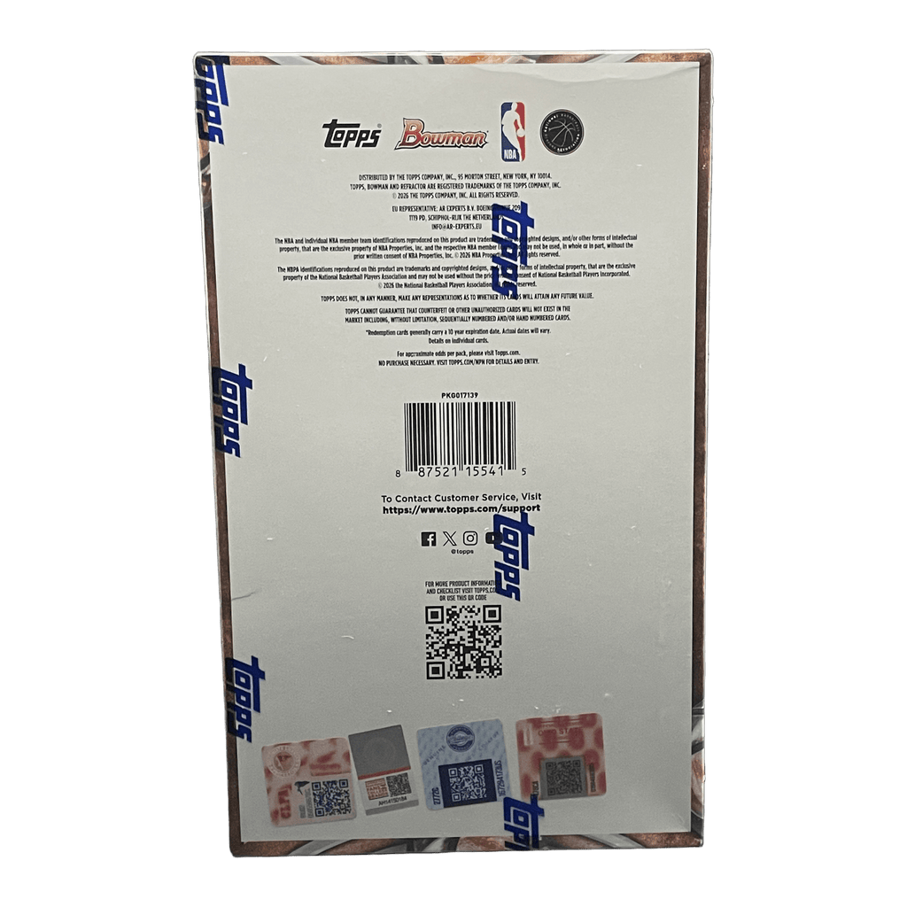 2025 - 26 Bowman Basketball Hobby Box - 887521155415 - Library of Cards
