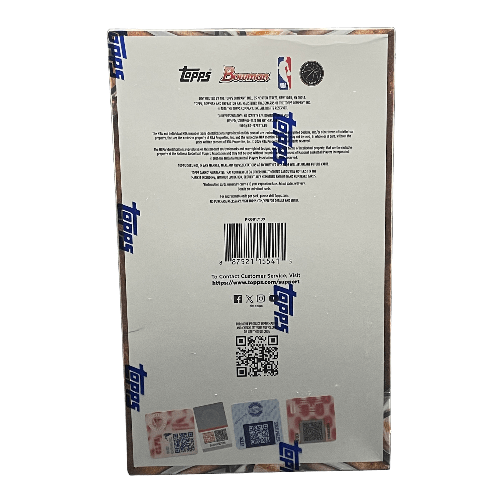 2025 - 26 Bowman Basketball Hobby Box - 887521155415 - Library of Cards