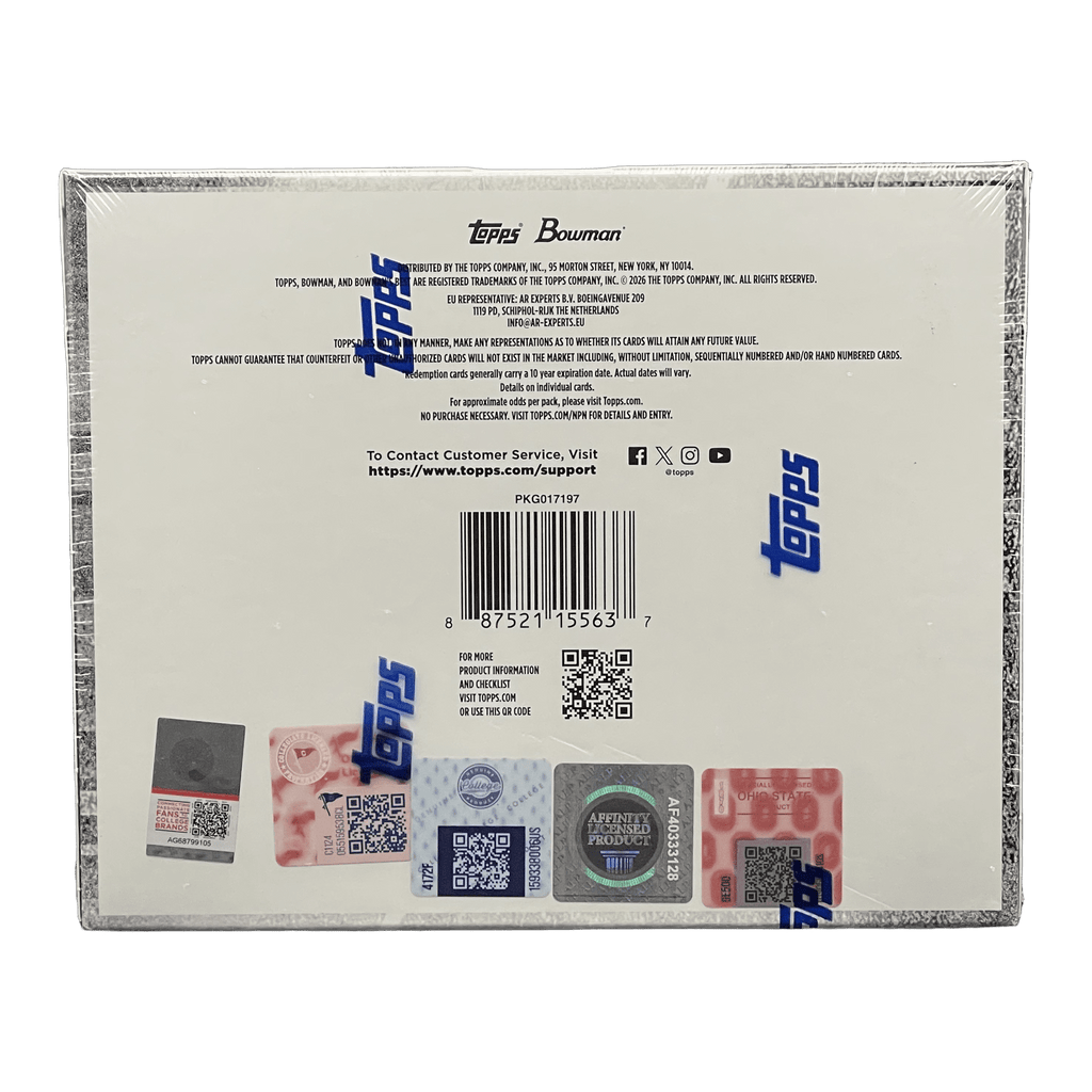 2025 - 26 Bowman University Best Basketball Hobby Box - 887521155637 - Library of Cards