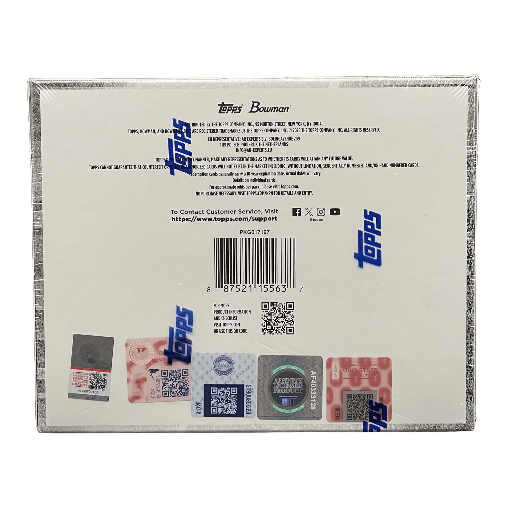 2025 - 26 Bowman University Best Basketball Hobby Box - 887521155637 - Library of Cards