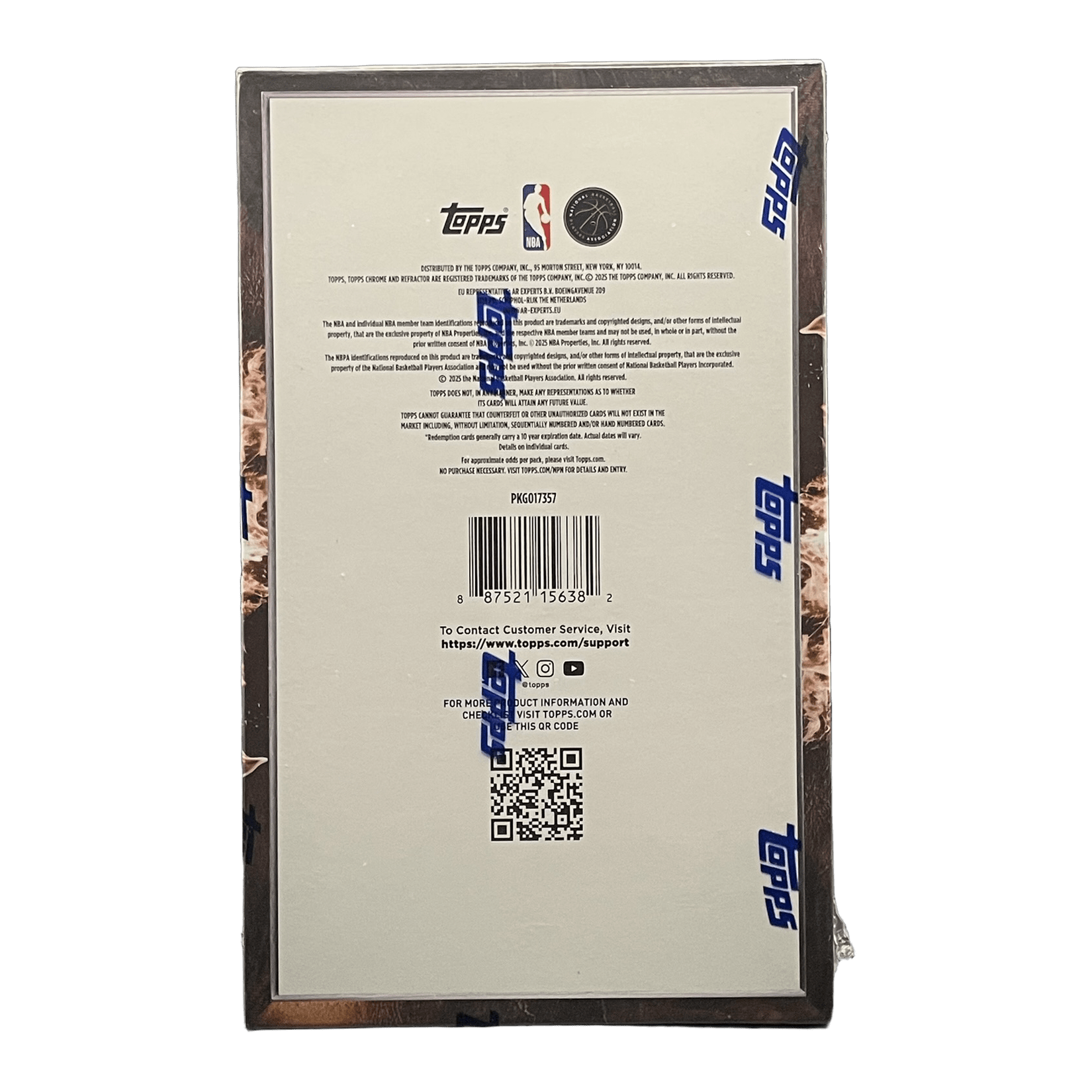 2025-26 Topps Chrome Cactus Jack Basketball Hobby Box - 887521156382 - Library of Cards