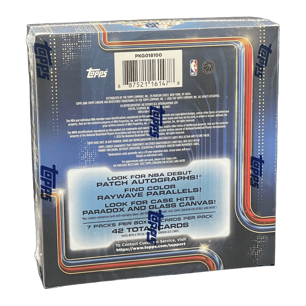 2025-26 Topps Chrome Update Basketball Mega Box - 887521161478 - Library of Cards