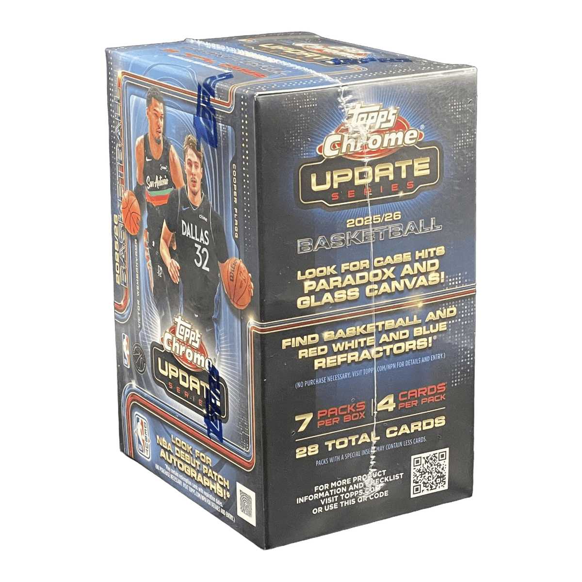 2025-26 Topps Chrome Update Basketball Value Box - 887521161423 - Library of Cards