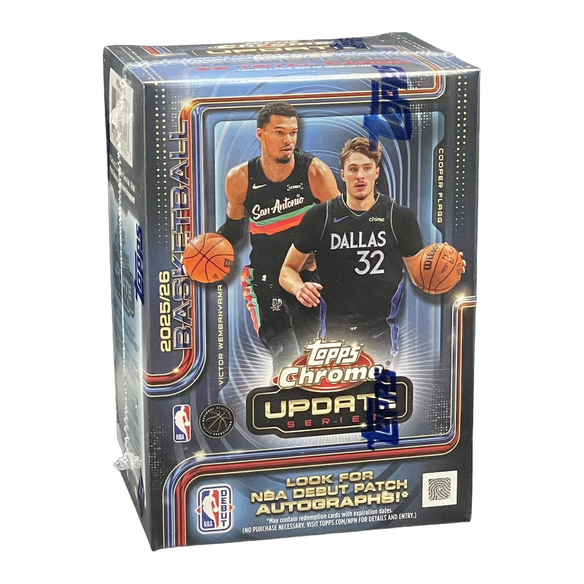 2025-26 Topps Chrome Update Basketball Value Box - 887521161423 - Library of Cards