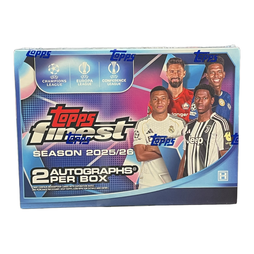 2025-26 Topps Finest UEFA Club Competitions Soccer Hobby Box - 887521155699 - Library of Cards