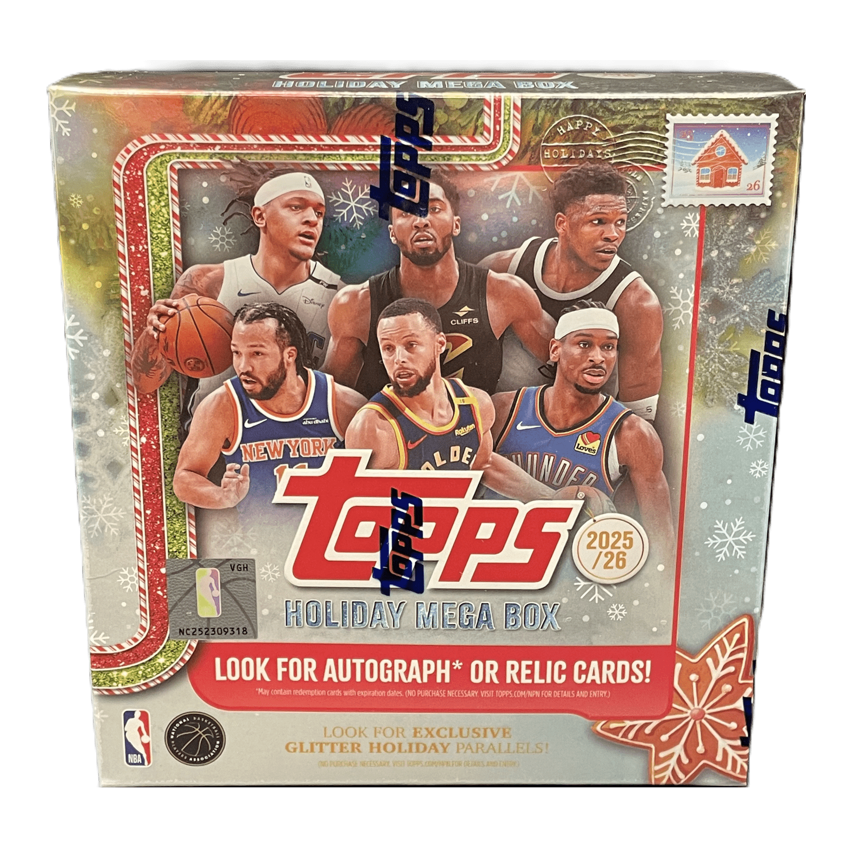 2025 - 26 Topps Holiday Basketball Mega Box -  - Library of Cards