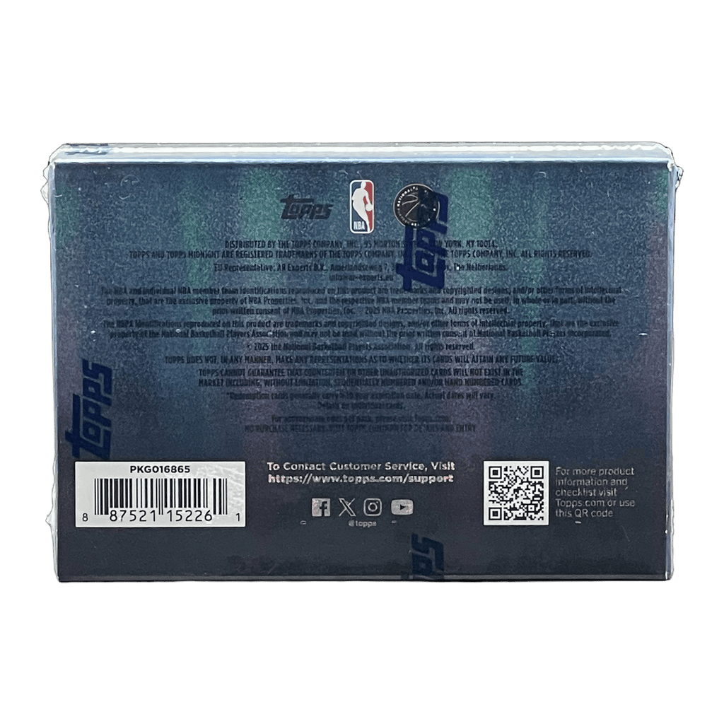 2025 - 26 Topps Midnight Basketball Hobby Box - 887521152261 - Library of Cards