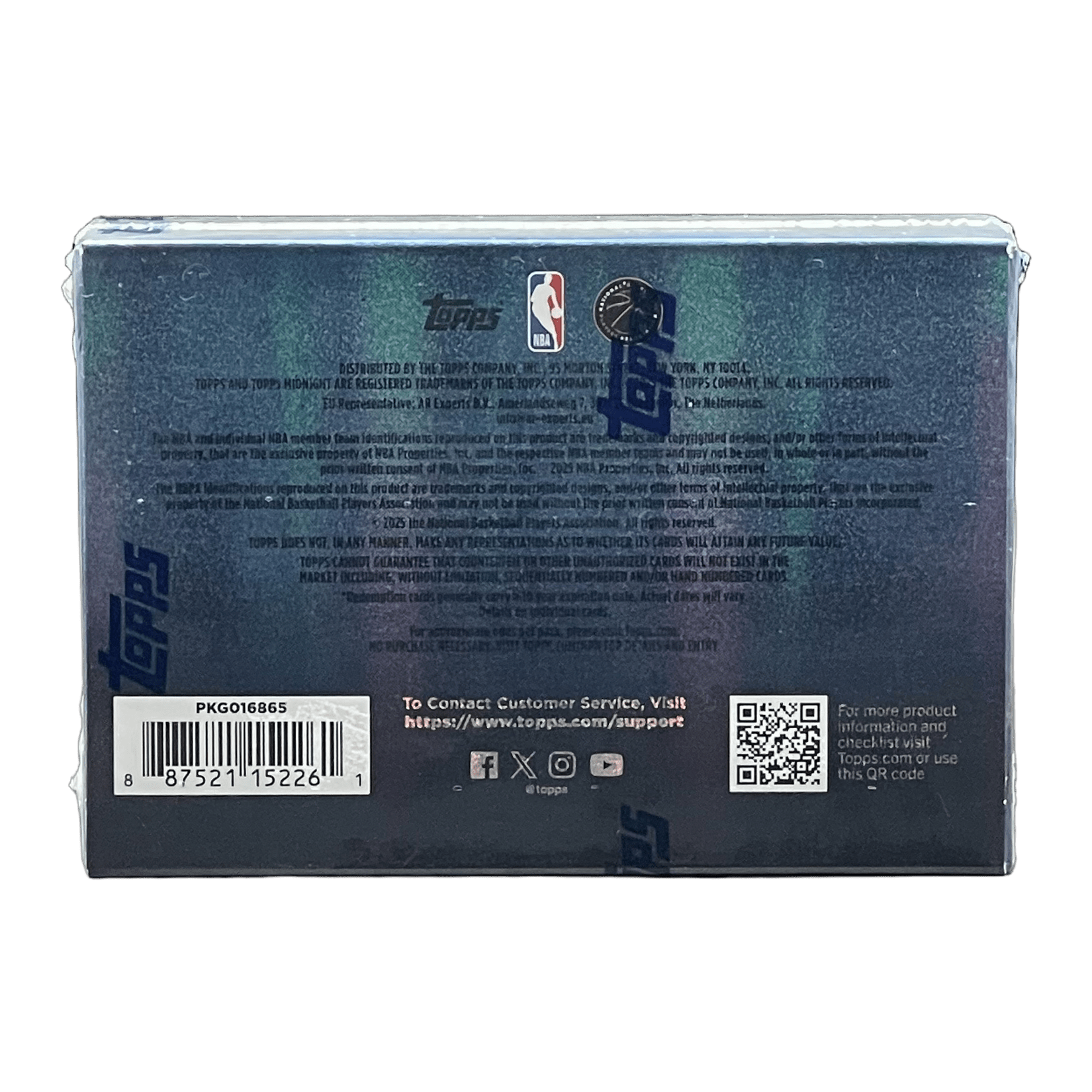 2025 - 26 Topps Midnight Basketball Hobby Box - 887521152261 - Library of Cards