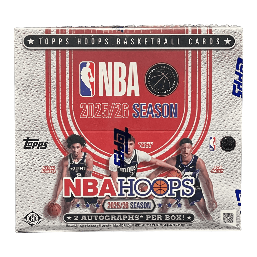 2025 - 26 Topps NBA Hoops Basketball Jumbo Hobby Box - 887521157143 - Library of Cards