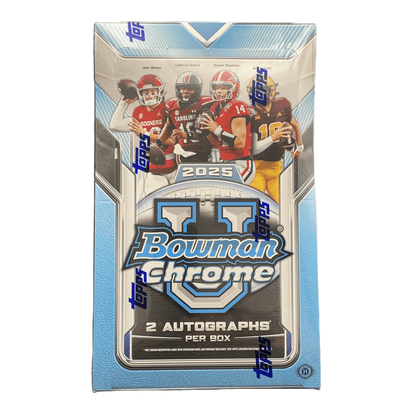 2025 Bowman University Chrome Football Hobby Box -  - Library of Cards