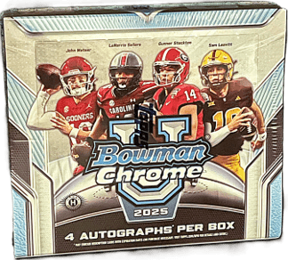 2025 Bowman University Chrome Football Jumbo Hobby Box -  - Library of Cards
