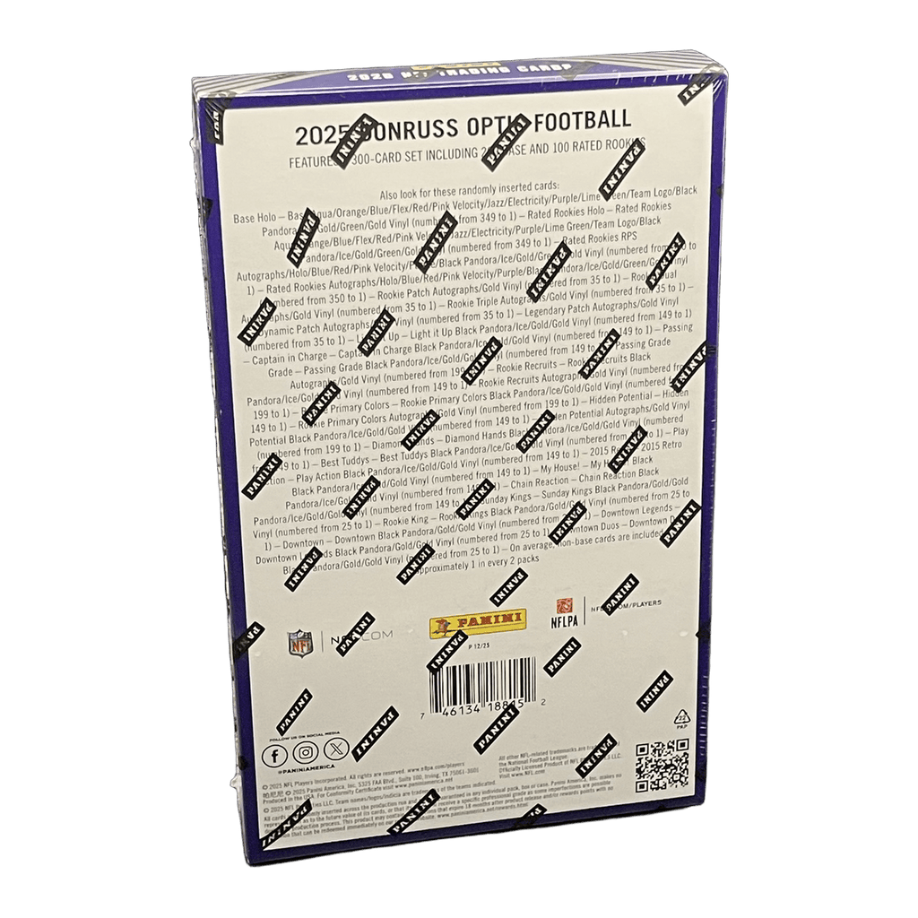 2025 Donruss Optic Football Hobby Box - 746134188452 - Library of Cards