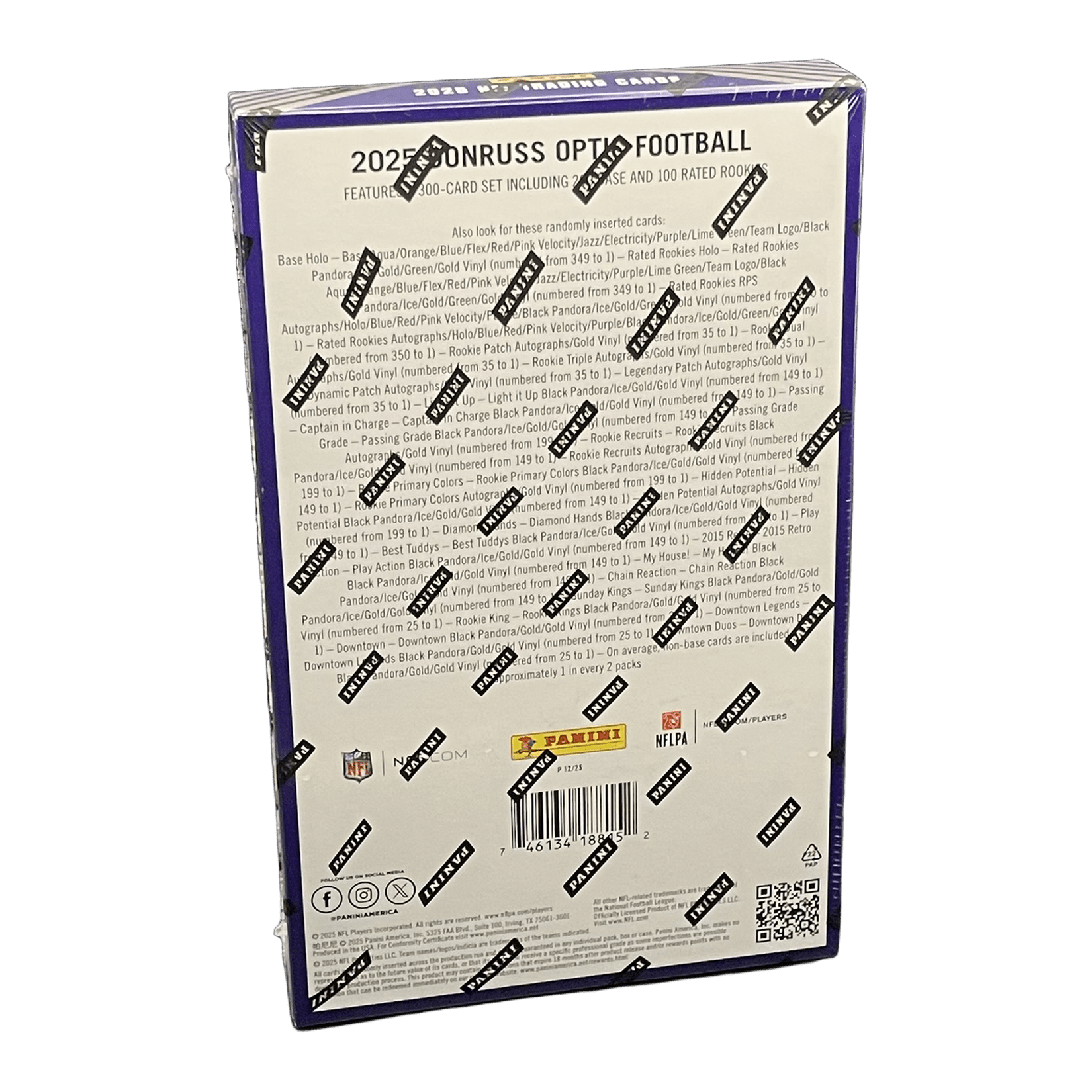 2025 Donruss Optic Football Hobby Box - 746134188452 - Library of Cards