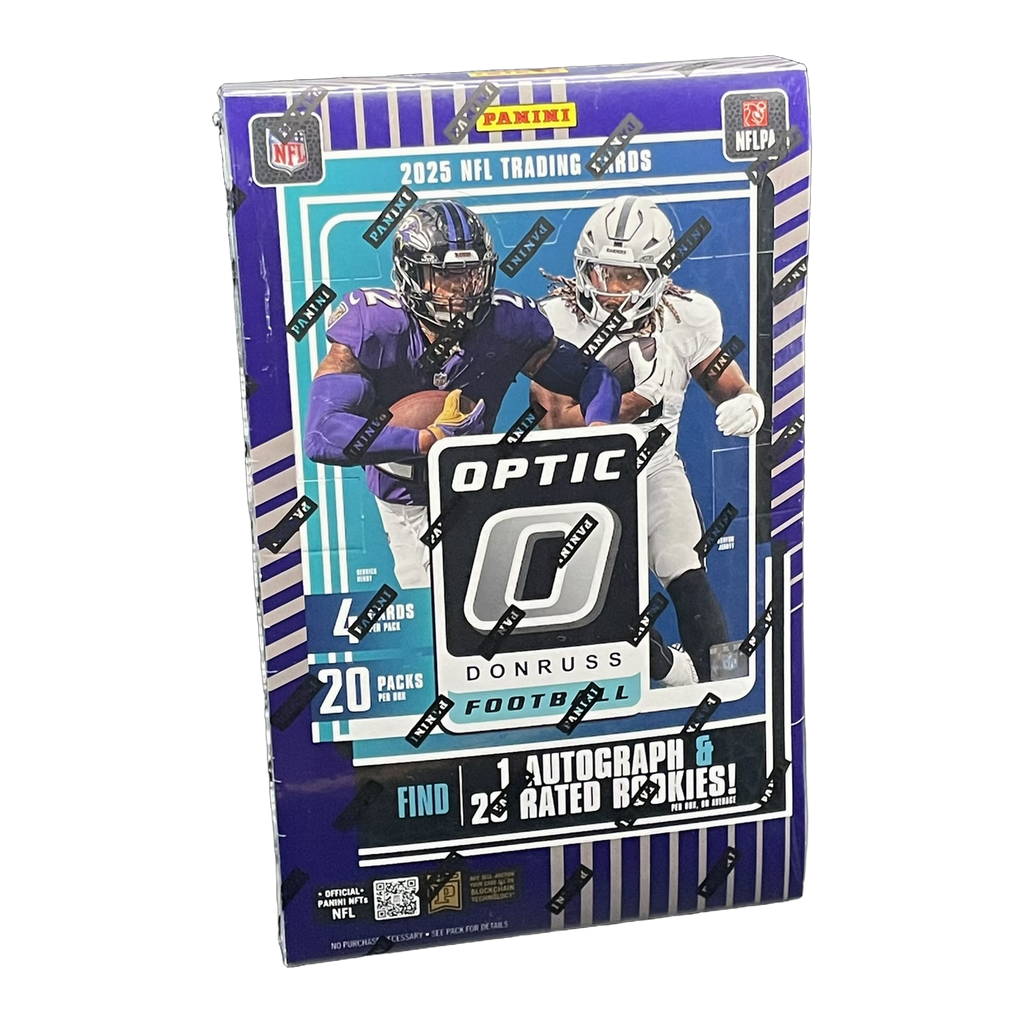 2025 Donruss Optic Football Hobby Box - 746134188452 - Library of Cards