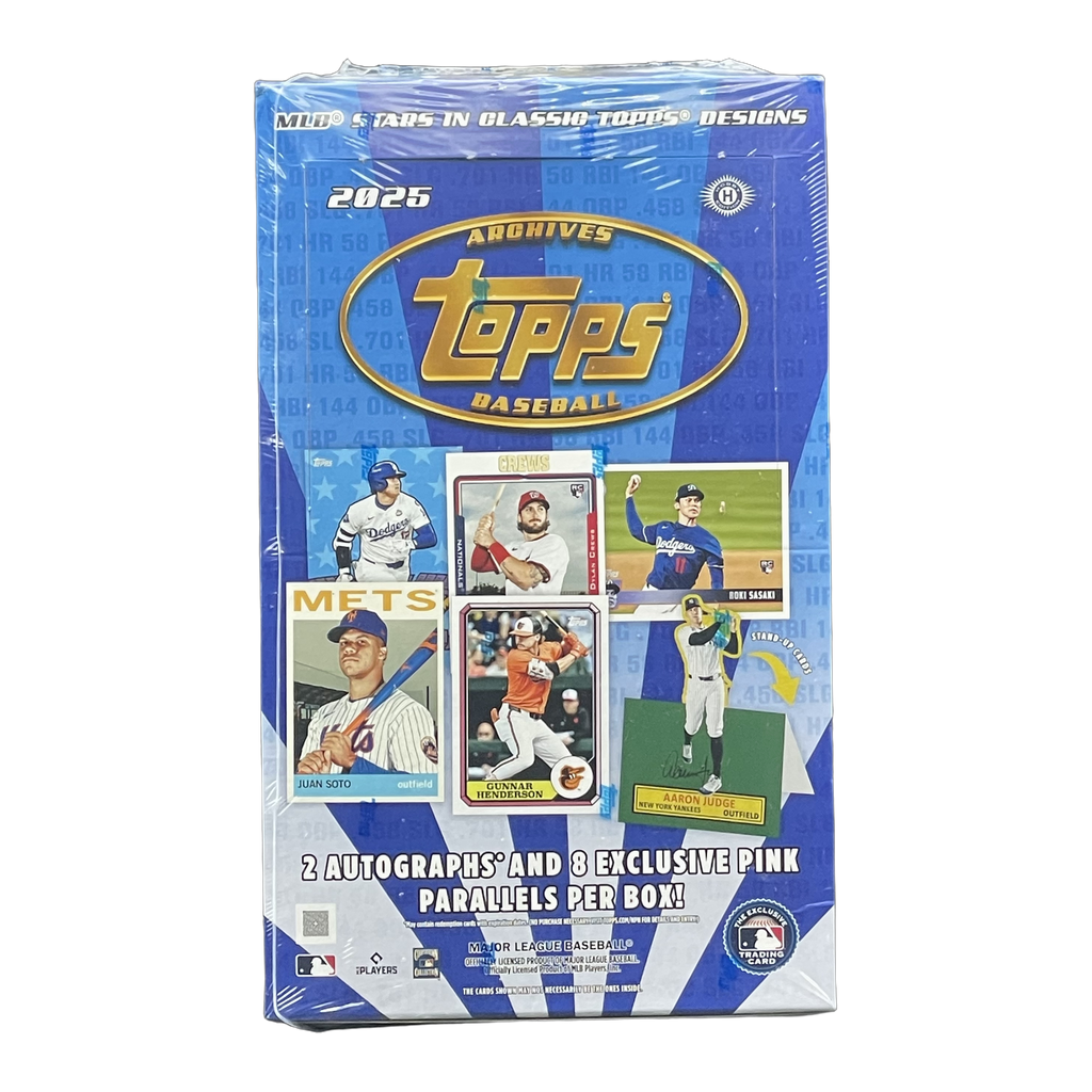 2025 Topps Archives Baseball Hobby Box - 887521143276 - Library of Cards