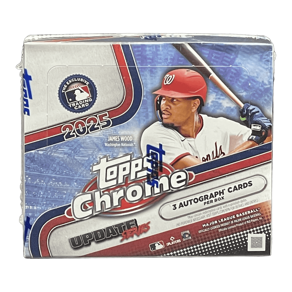2025 Topps Chrome Baseball Update Series Jumbo Hobby Box - 887521145461 - Library of Cards