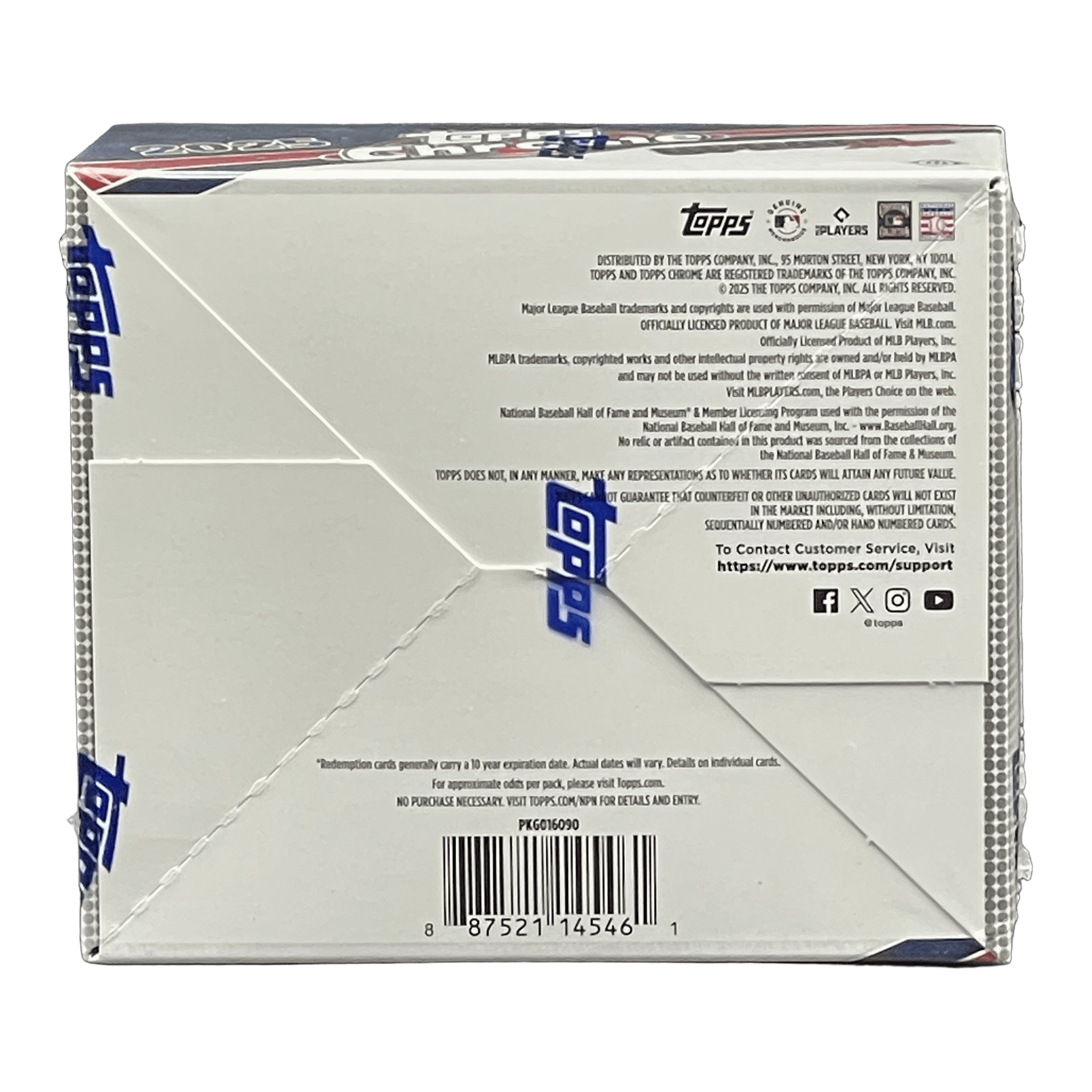 2025 Topps Chrome Baseball Update Series Jumbo Hobby Box - 887521145461 - Library of Cards