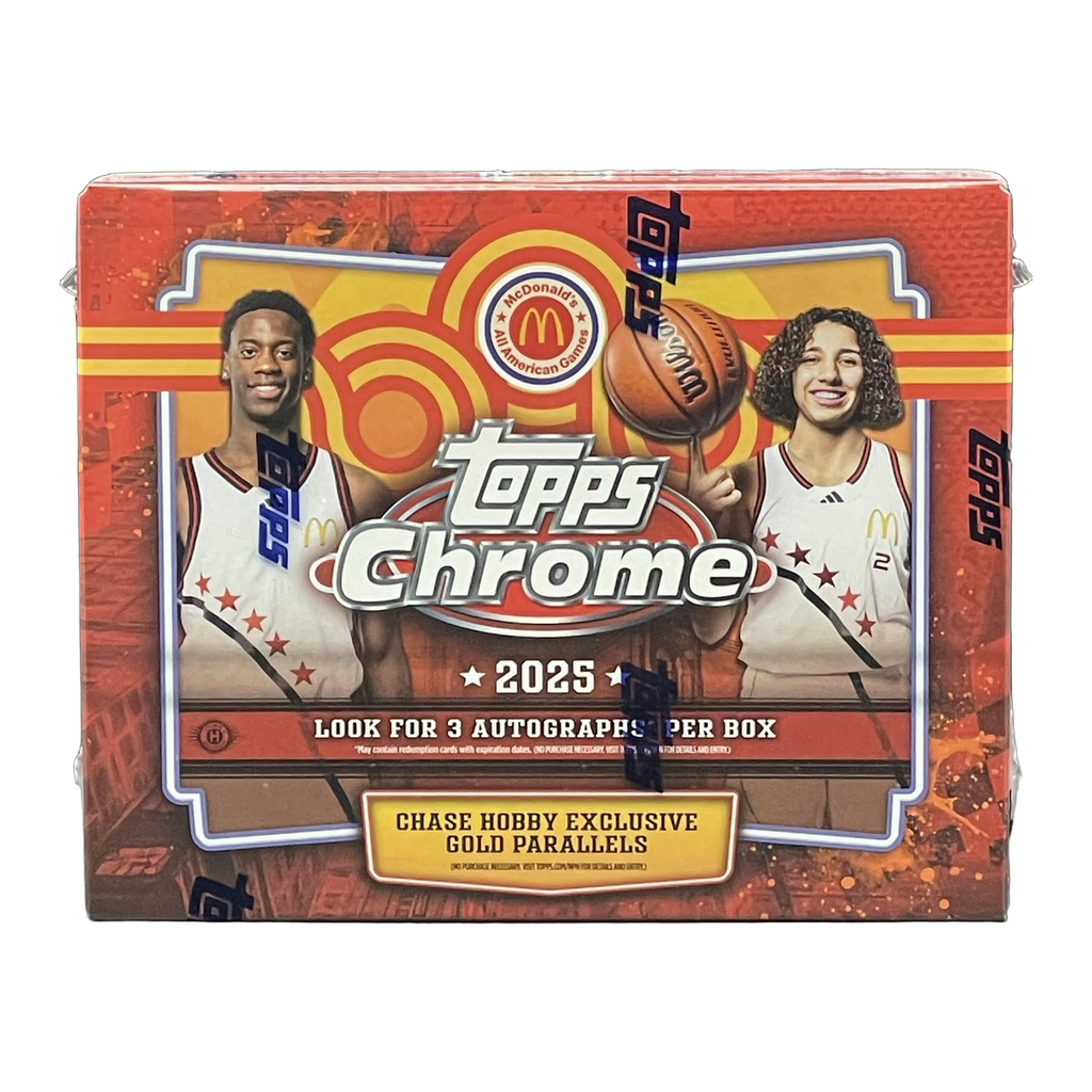 2025 Topps Chrome Basketball McDonald's All - American Hobby Box - 887521148653 - Library of Cards