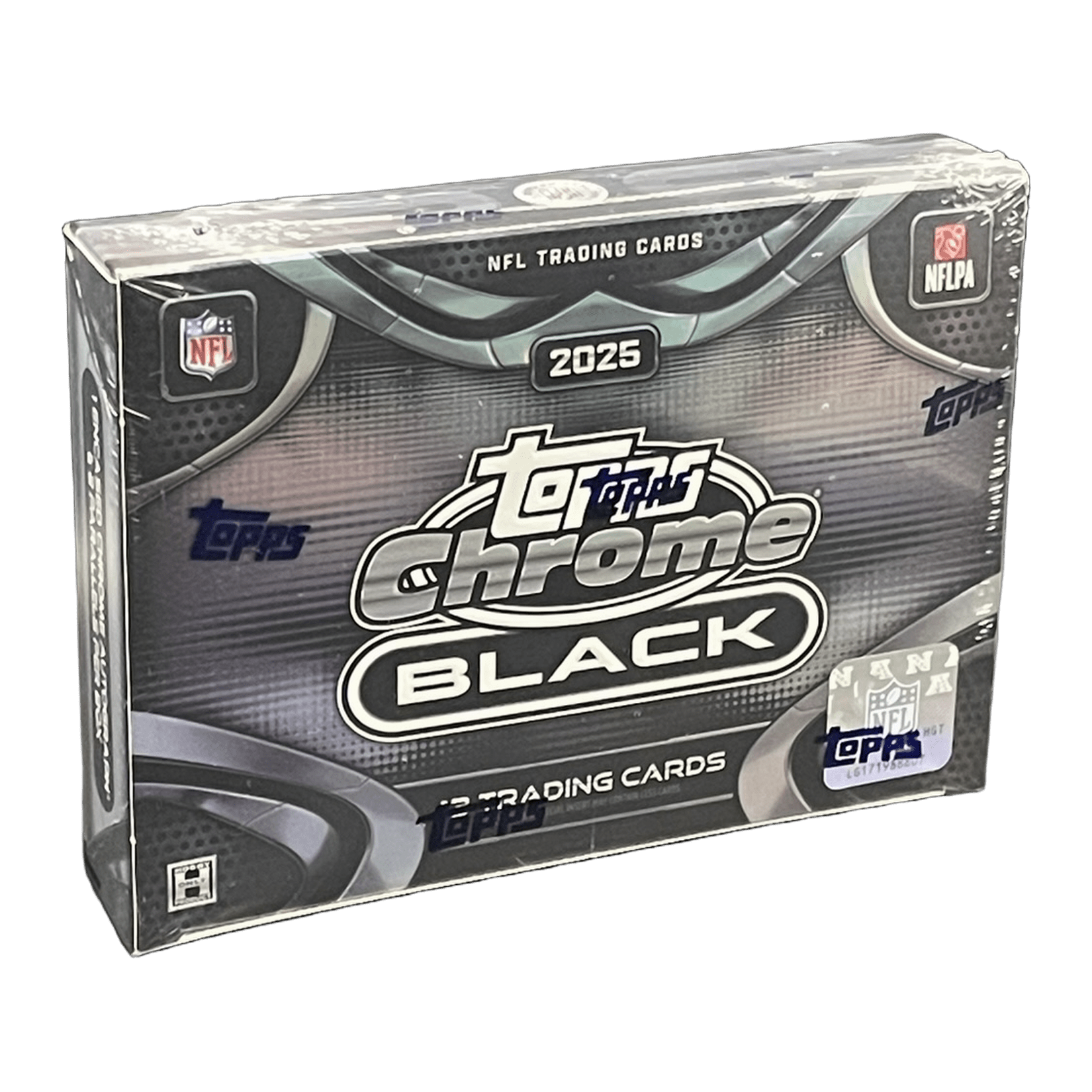 2025 Topps Chrome Black Football Hobby Box - 887521156955 - Library of Cards
