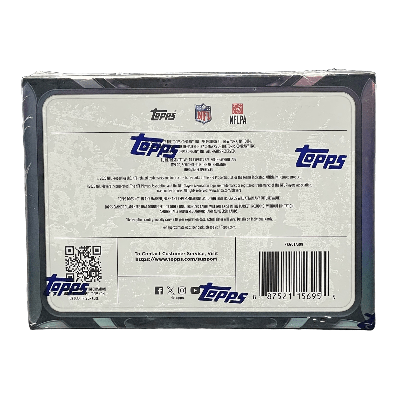 2025 Topps Chrome Black Football Hobby Box - 887521156955 - Library of Cards