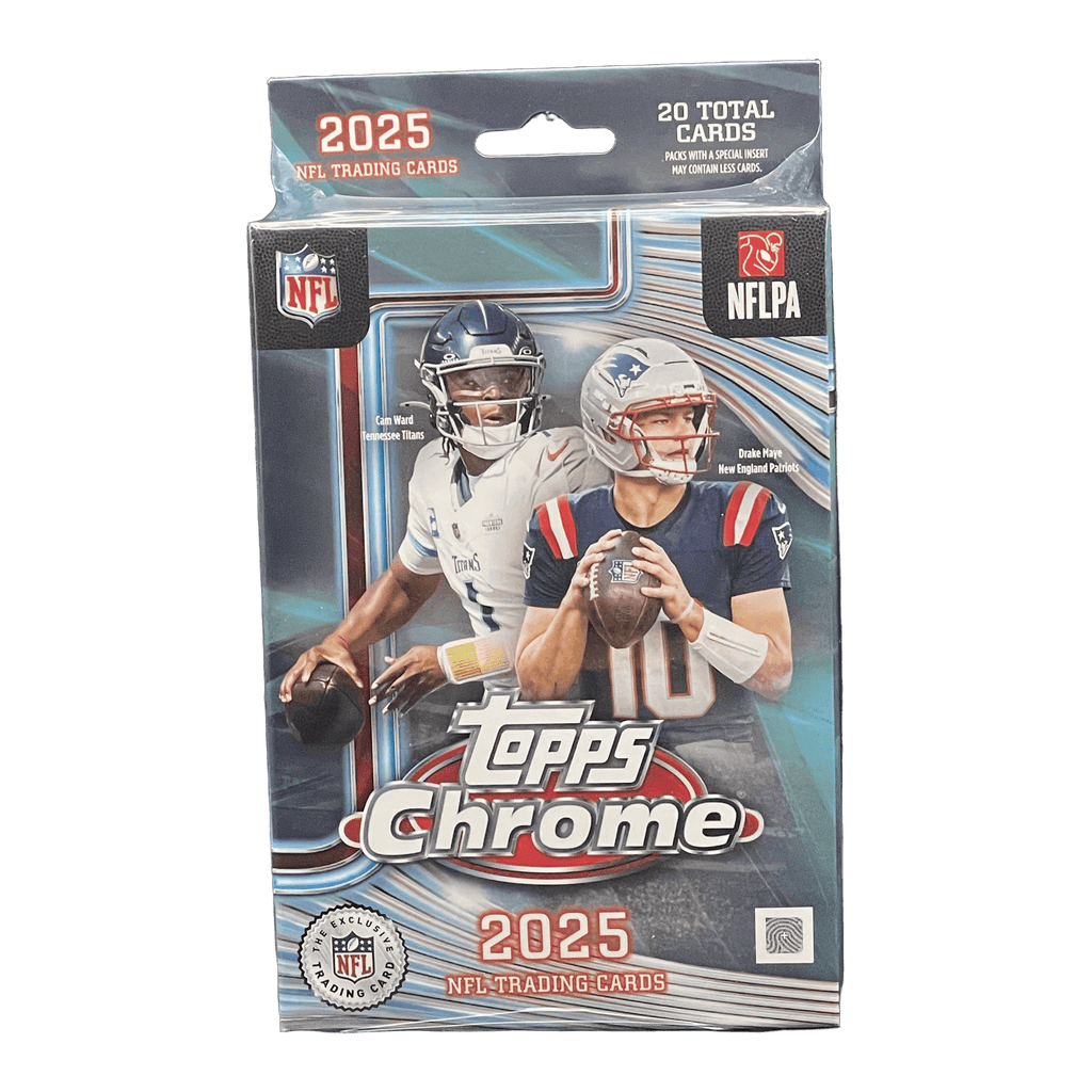 2025 Topps Chrome Football Hanger Box - 887521156894 - Library of Cards