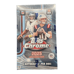 2025 Topps Chrome Football Hobby Box - 887521156658 - Library of Cards