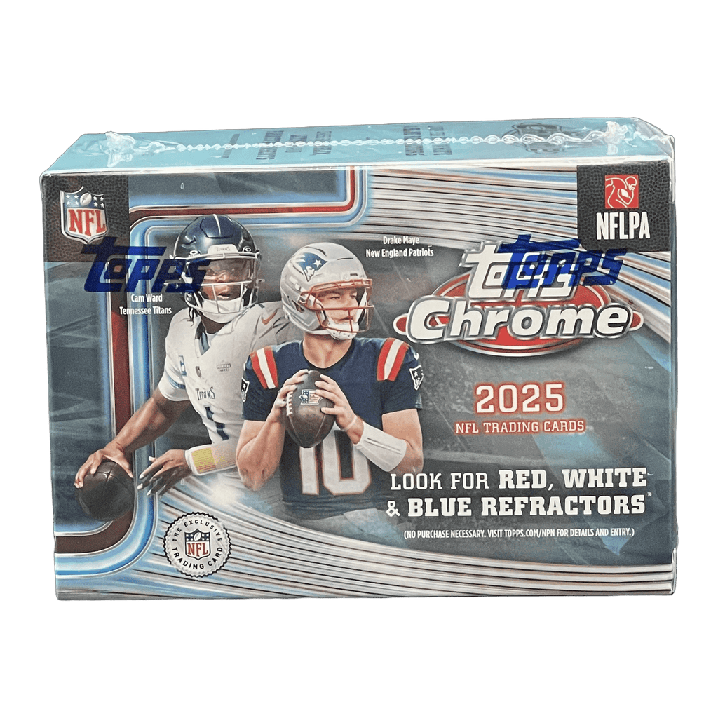 2025 Topps Chrome Football Value Box - 887521156788 - Library of Cards