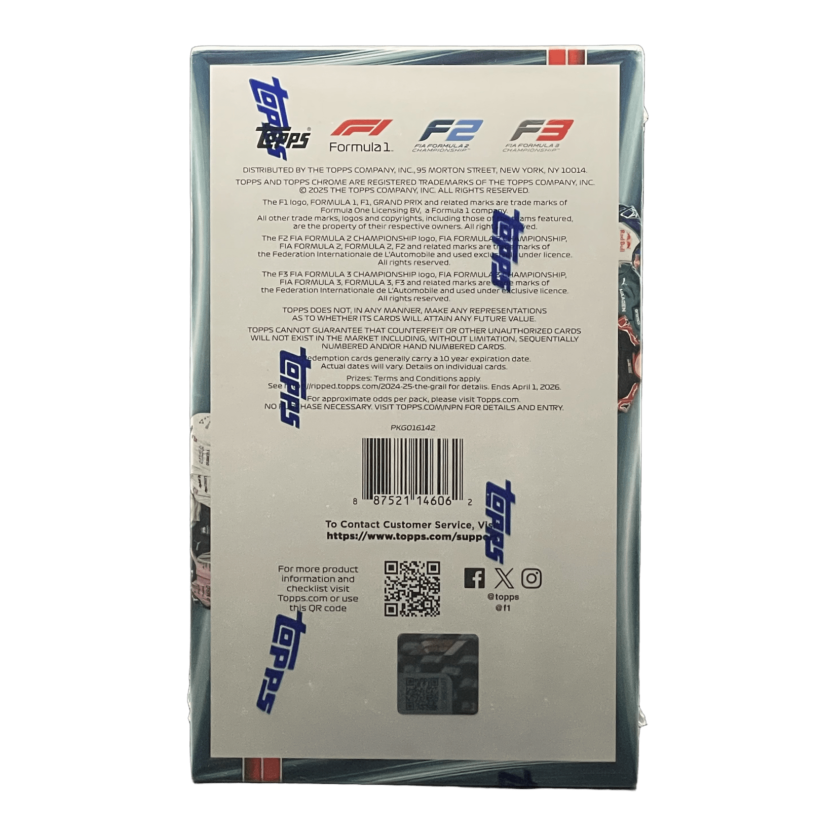 2025 Topps Chrome Formula 1 Racing Hobby Box - 887521146062 - Library of Cards