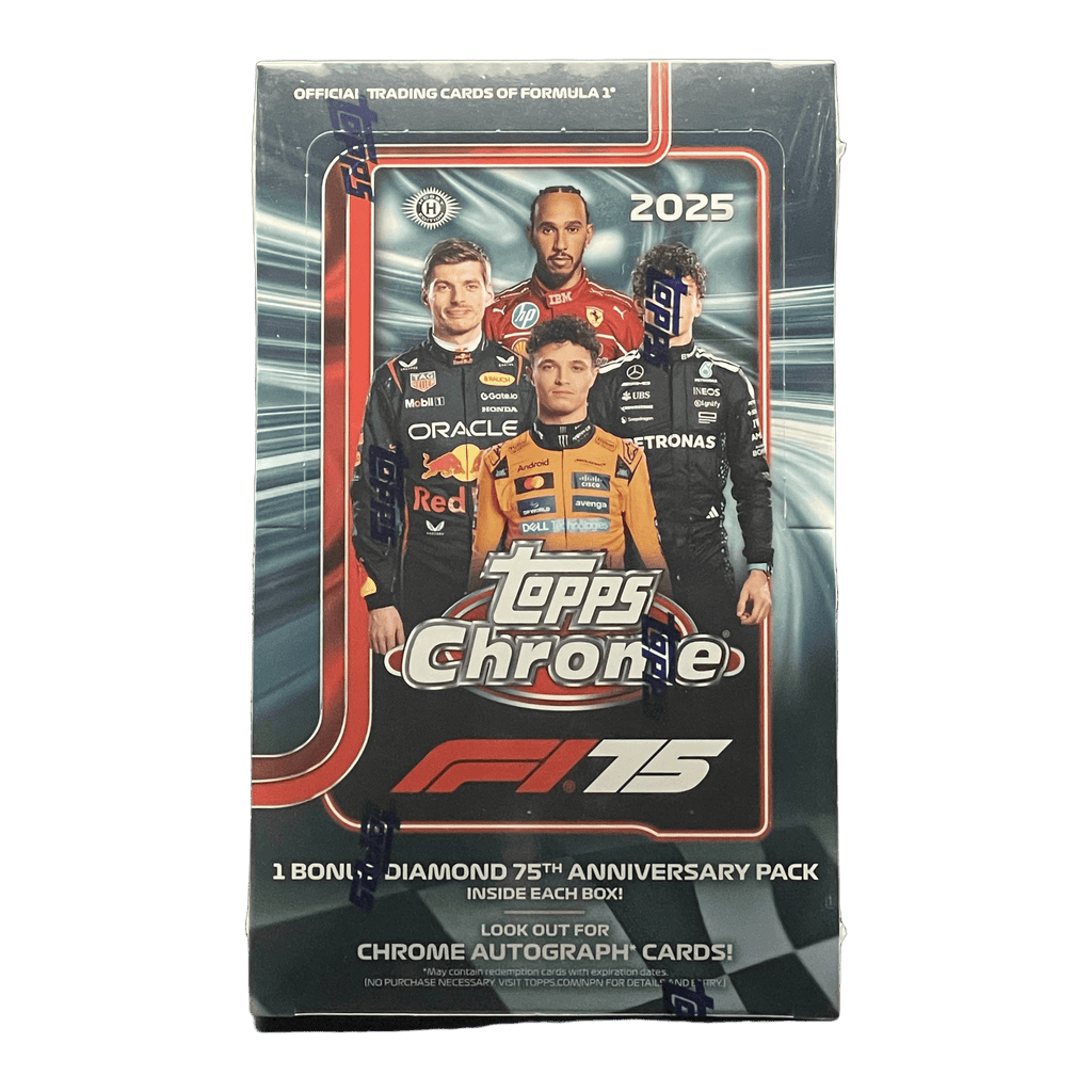 2025 Topps Chrome Formula 1 Racing Hobby Box - 887521146062 - Library of Cards